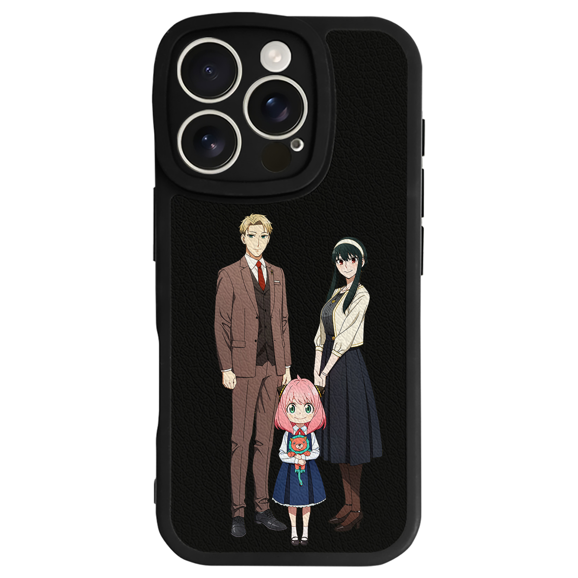 （画像用） SPY×FAMILY间谍家家酒 【iPhone 16シリーズ対応】シリコンスマホケース（レザー調） 材質：シリコン
